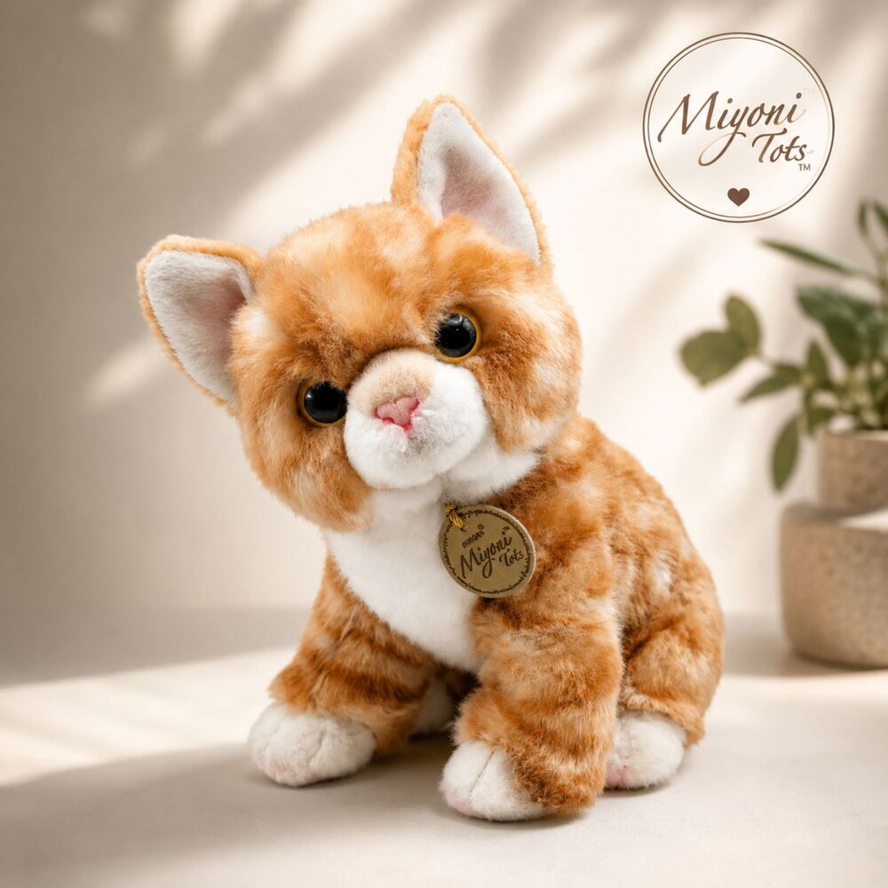 Aurora Miyoni Tots Orange Tabby Kitten Plush 9" Stuffed Animal Soft Toy